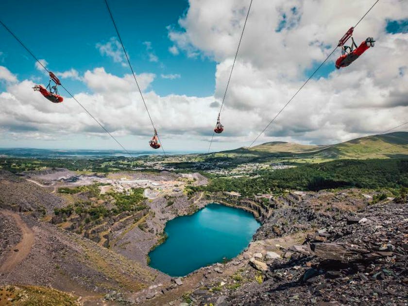 Wales - früher Tagbau, heute Surflagune