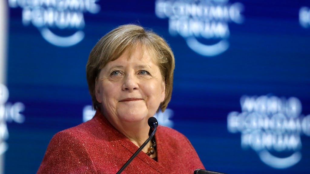 WEF 2020. Merkel s'en prend à Trump à Davos