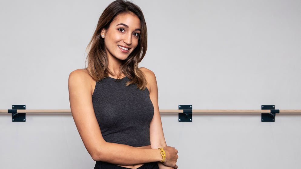 «Darf ich bitten»: Das Training hat begonnen - und 1, 2, 3, 4 …. Die zweite Runde wird sie mit ihrem Mann, Ex-«Bachelor» Lorenzo Leutenegger aufs Parkett legen.