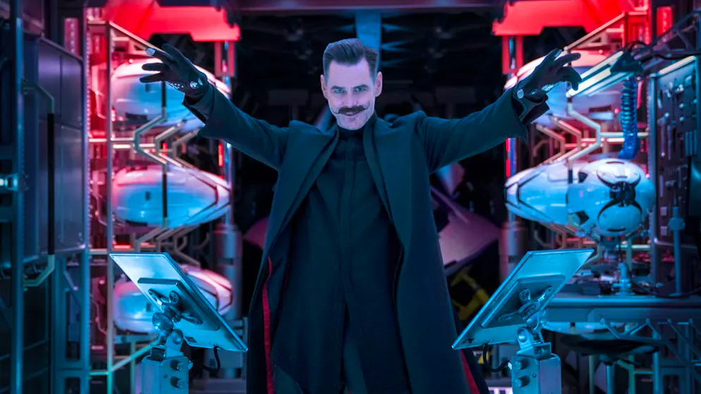 Das sind die Kino-Highlights im Februar. Superschurke Dr. Robotnik (Jim Carrey) ist auf der Jagd nach Sonic.