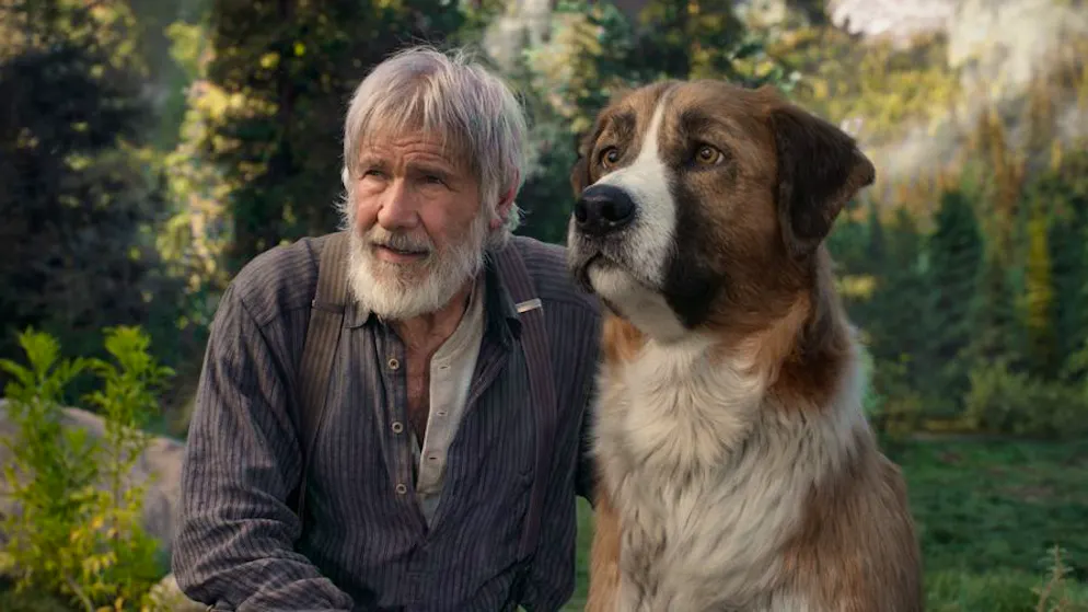 Das sind die Kino-Highlights im Februar. Zwei Zottel auf dem Weg nach Alaska: Harrison Ford und ein Bernhardiner-Mischling sind die Helden in «Ruf der Wildnis».