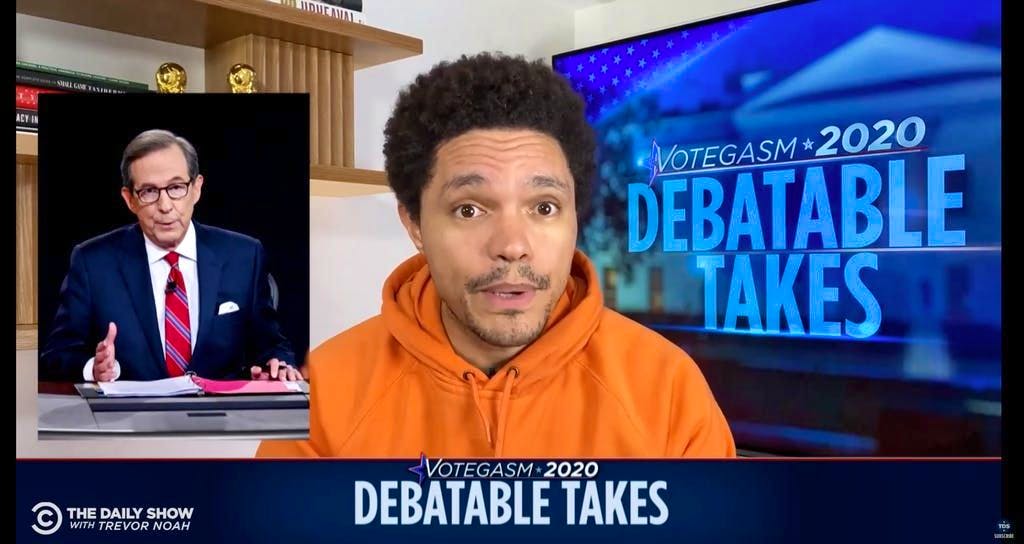 Le modérateur du duel Chris Wallace: du courage mais des efforts vains.