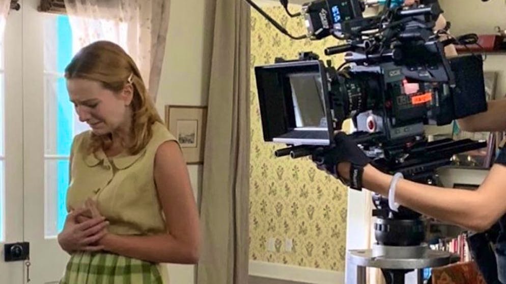 Schweizer in L.A.: Debby Gerber. Debby Gerber bei den Dreharbeiten zum Kurz-Film «Stay».