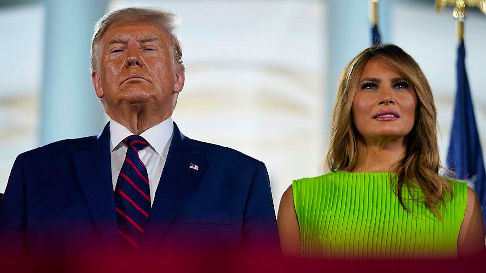 ARCHIV – Donald Trump, Präsident der USA, und Melania Trump, First Lady der USA Foto: Evan Vucci/AP/dpa