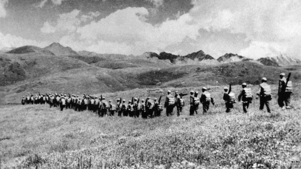 Vor 70 Jahren – hier ein Bild vom Dezember 1950 – marschierte China in Tibet ein.