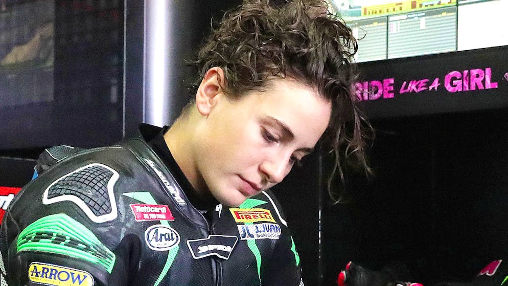 Ana Carrasco kurz vor ihrem verhängnisvollen Unfall.