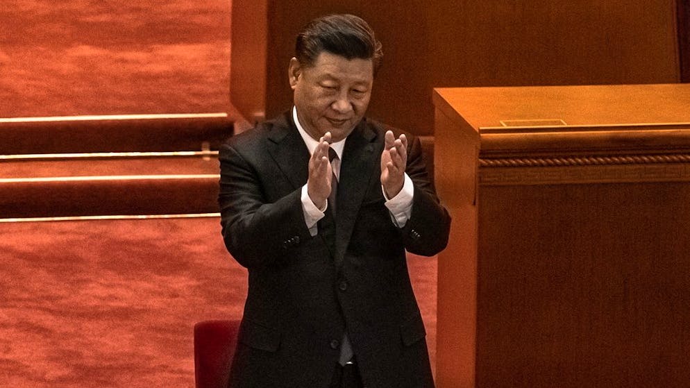 Xi Jinping am 23. Oktober in Peking.