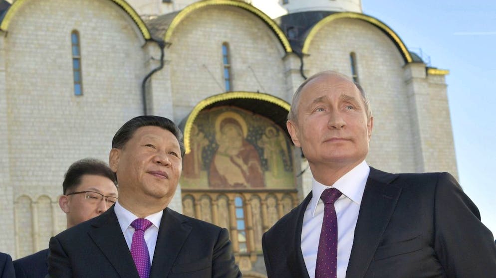 Wladimir Putin (rechts) und Xi Jinping im Juni 2019 in Moskau.
