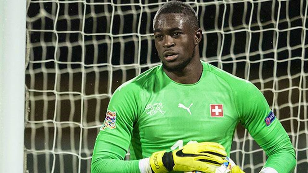 Im Testspiel gegen Belgien steht Yvon Mvogo im Tor