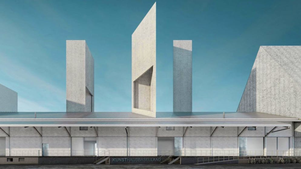 So soll das neue Kunsthaus Baselland auf dem Dreispitzareal dereinst aussehen.