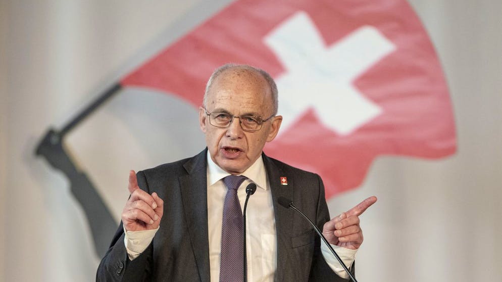 Bundesrat Ueli Maurer anlässlich einer SVP-Veranstaltung Anfang des Jahres. (Archiv)