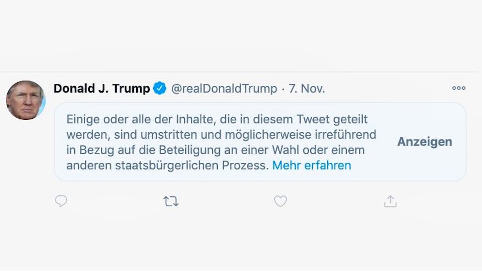 So sehen derzeit viele Trump-Tweets aus.