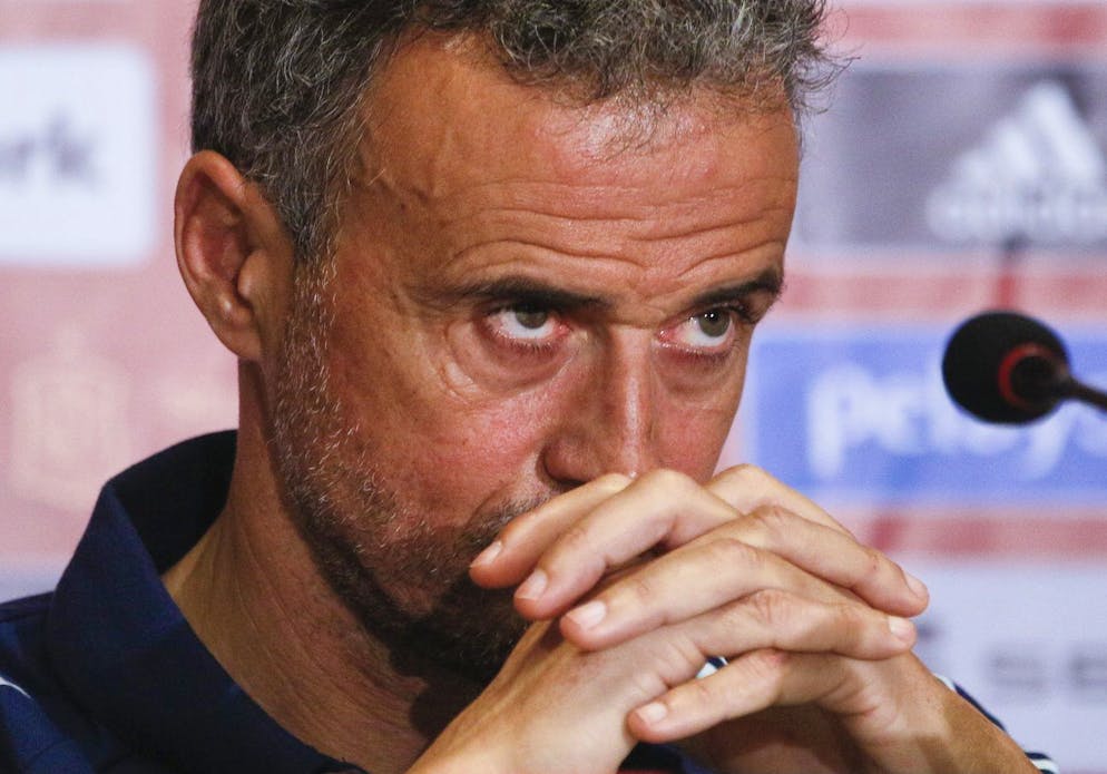 Luis Enrique a cherché à convaincre sa presse nationale de la valeur de l'équipe de Suisse.