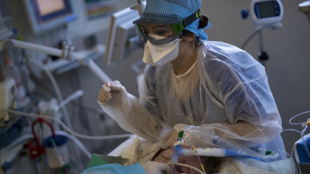 In Marseille gibt es besonders viele Corona-Fälle. Viele Fälle müssen im Spital behandelt werden.