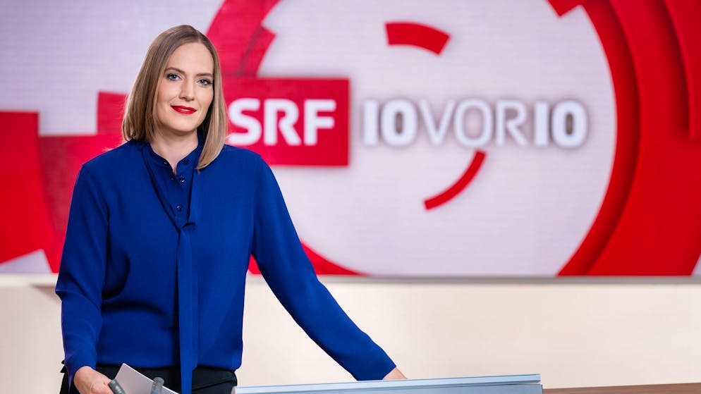 Franziska Egli feierte bei «10 vor 10» gestern Abend Premiere.