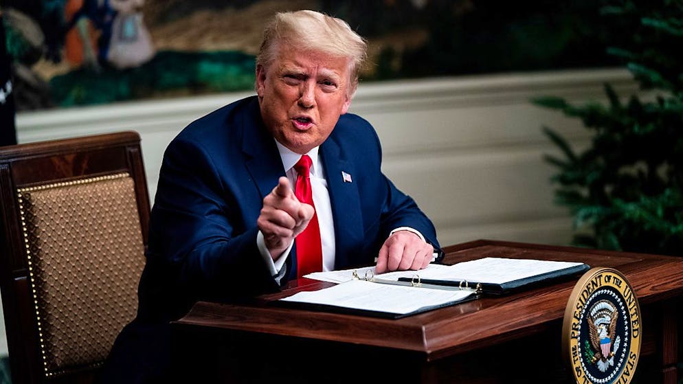 Donald Trump erleidet derzeit bei Nachzählungen und vor Gericht eine Schlappe nach der anderen – das Weisse Haus will er trotzdem nicht verlassen. (Archiv)