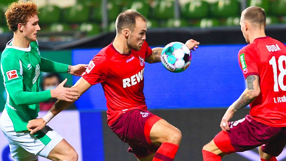 Ein Eigentor und ein Hands entscheiden die Partie zwischen Bremen und Köln.