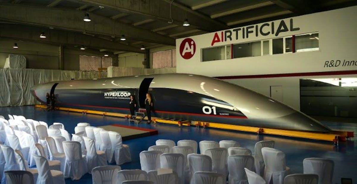 Techno Train du futur Virgin Hyperloop réalise un premier test avec