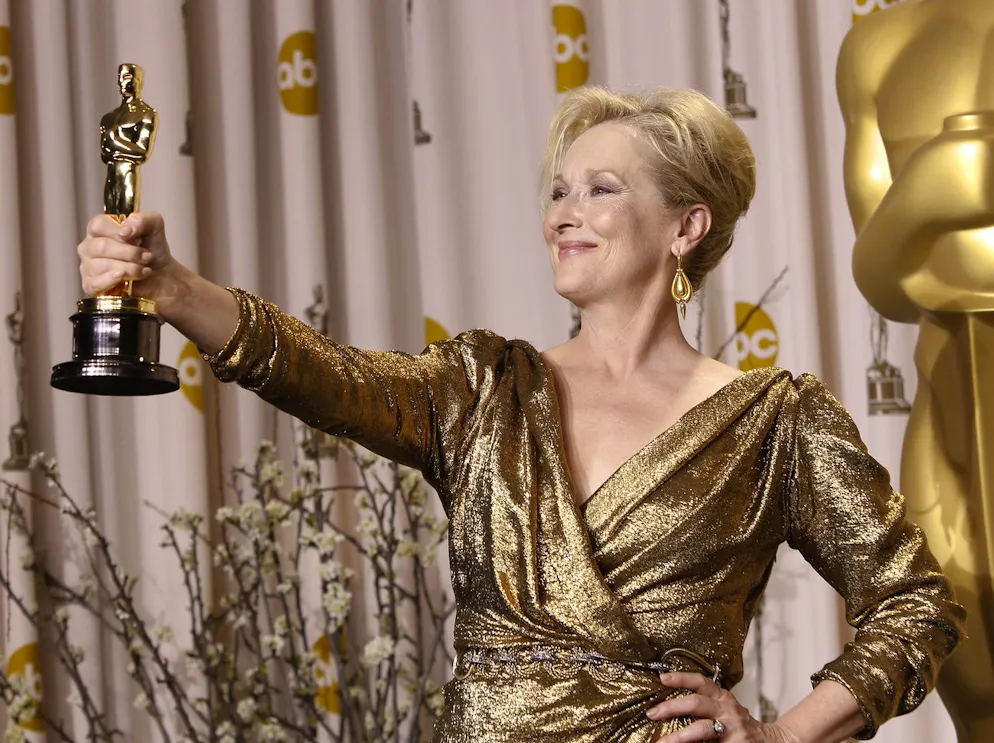 Meryl Streep gewinnt ihren dritten Oscar im Jahr 2012 für ihre Rolle als Margaret Thatcher in «Die Eiserne Lady»