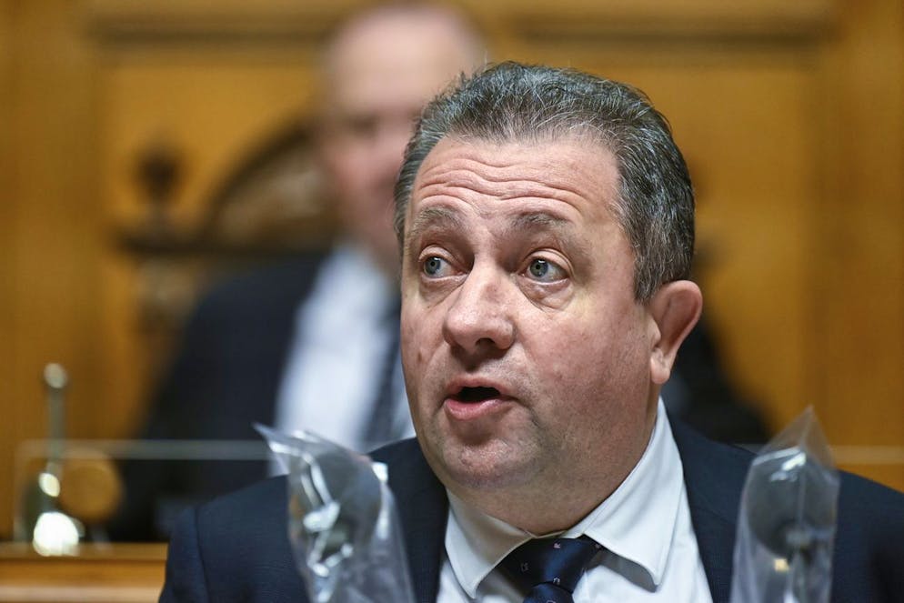 Jacques Nicolet, SVP-VD, spricht fuer die Kommission zum Voranschlag, an der Wintersession der Eidgenoessischen Raete, am Mittwoch, 2. Dezember 2020 im Nationalrat in Bern. (KEYSTONE/Alessandro della Valle)