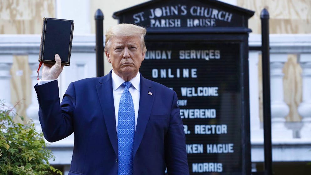 Profit over principles?. Trump demonizes China - and has his Bible produced there