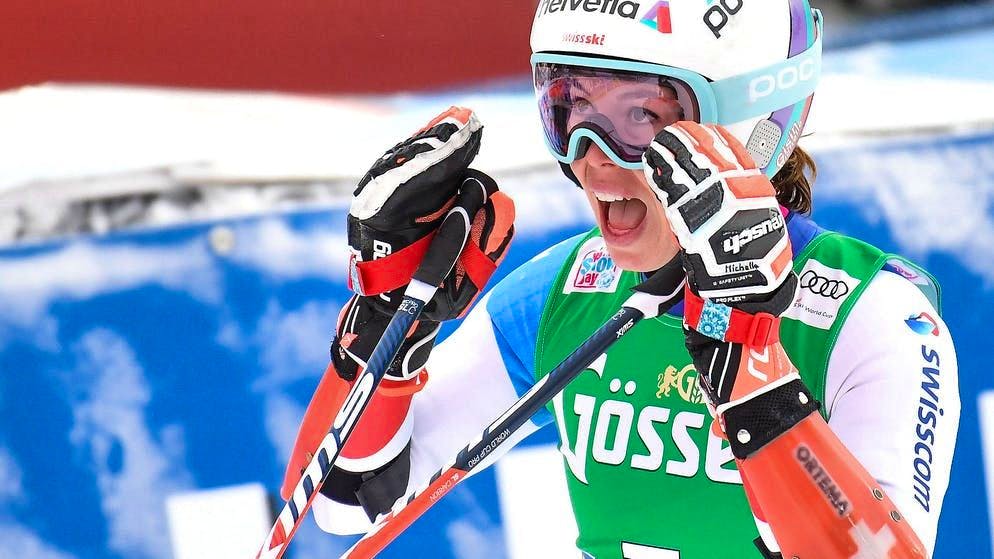 Michelle Gisin a signé le 2e temps de la première manche à Semmering.
