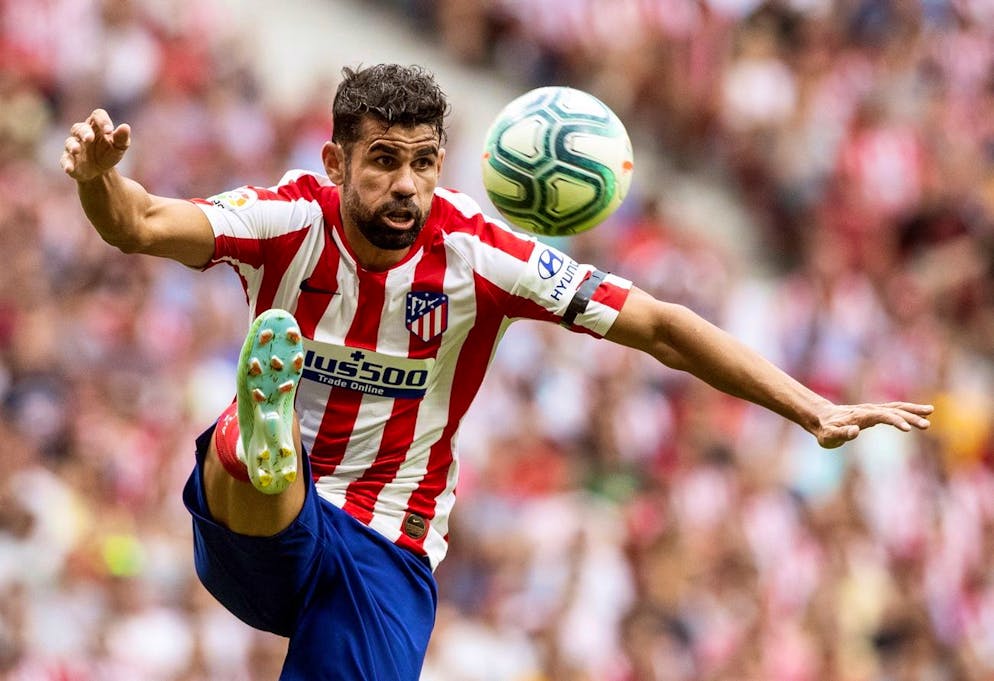 epa07811126 Atletico Madrid's Diego Costa in action during a Spanish LaLiga soccer match between Atletico Madrid and SD Eibar at the Wanda Metropolino stadium in Madrid, Spain, 01 September 2019. EPA/Rodrigo Jimenez