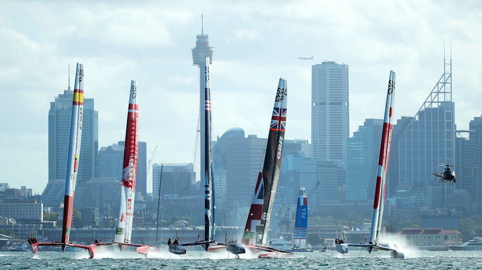 Sportbilder des Tages. Segel-Wettbewerb vor eindrücklicher Kulisse in Sydney,