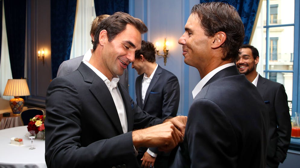 20 Bilder, die beweisen, dass Federer und Nadal gute Kumpels sind