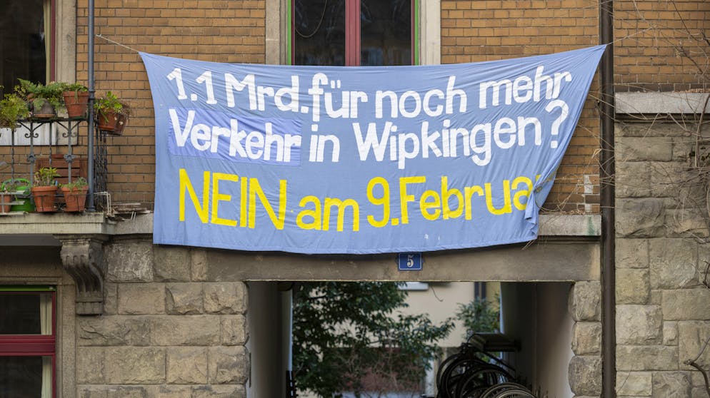 Vor allem Anwohner machten mobil gegen den geplanten Rosengartentunnel in Wipkingen.