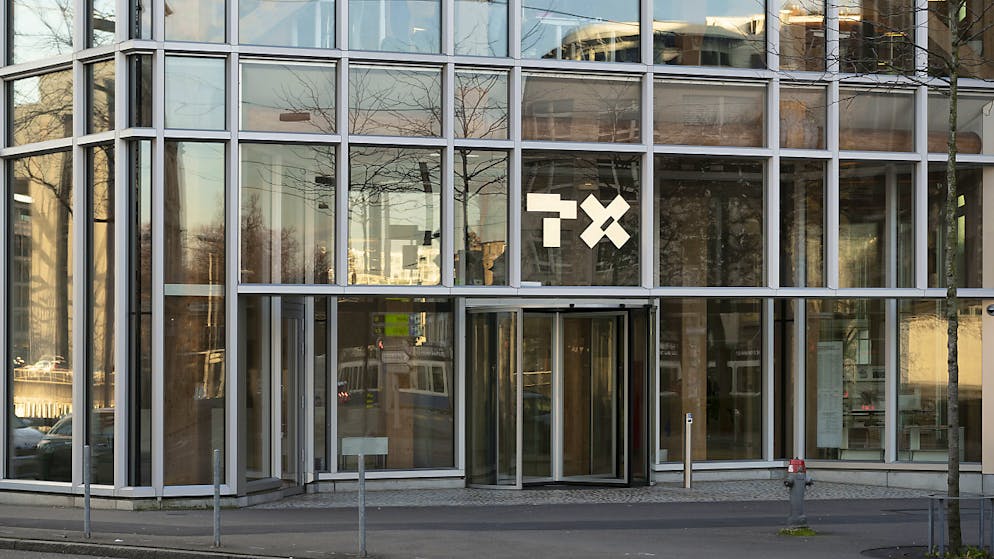 Der Medienkonzern TX Group, der bis Ende letzten Jahres unter dem Namen Tamedia firmierte, hat 2019 weitere Einbussen bei den Erlösen mit Inseraten in Printmedien hinnehmen müssen. Im Bild: Hauptsitz des Unternehmens (Archivbild).