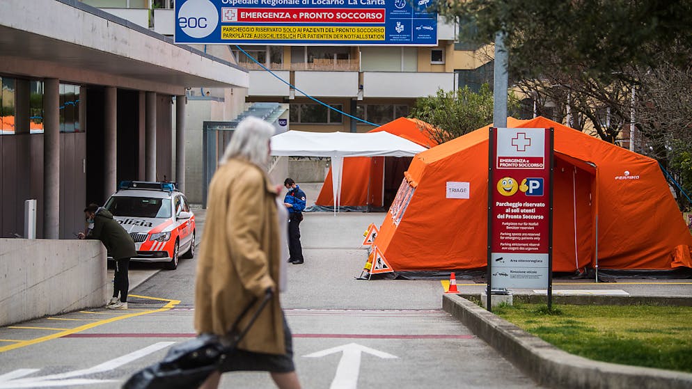 L'ospedale La Carità a Locarnoè il centro designato in Ticino per i pazienti di Covid-19.