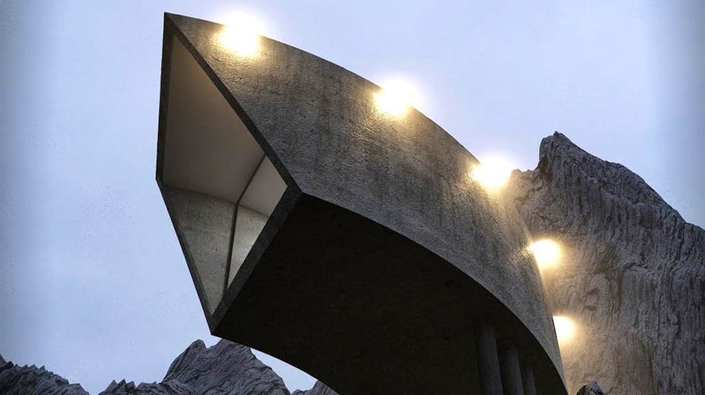 Vivere come il cattivo di James Bond. Reza Mohtashami desidera che gli abitanti della sua casa possano rilassarsi.