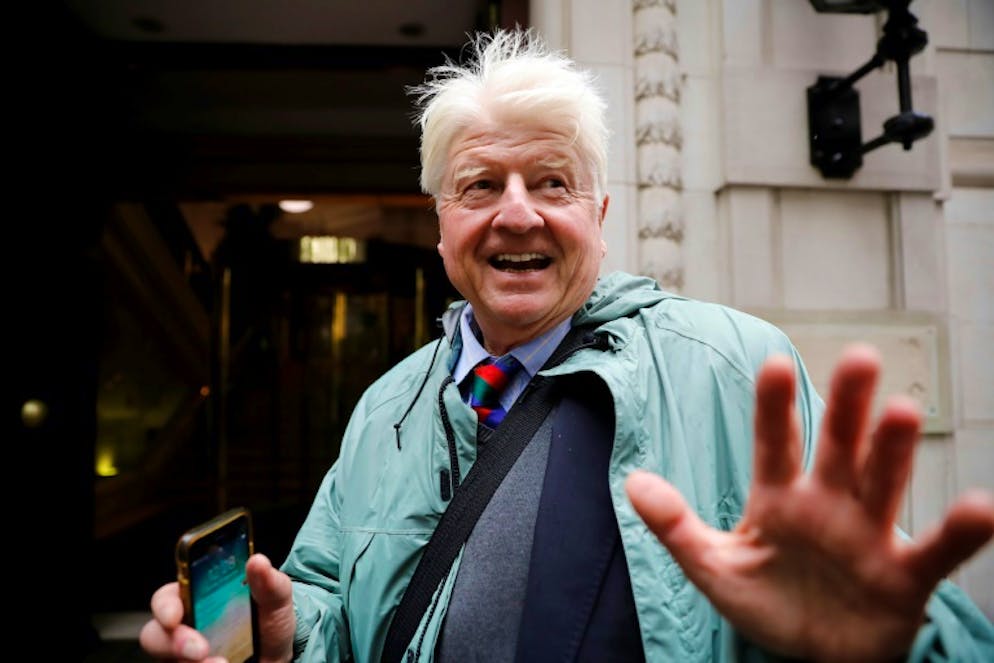 Stanley Johnson, le père de Boris Johnson, le 24 septembre 2019 à Londres