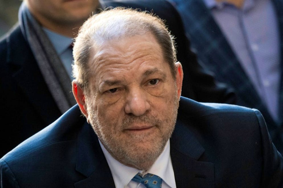 L'ancien producteur Harvey Weinstein, en février 2020 à New York