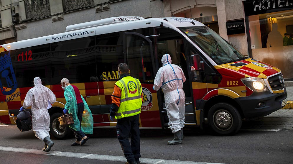 A Madrid è emergenza coronavirus