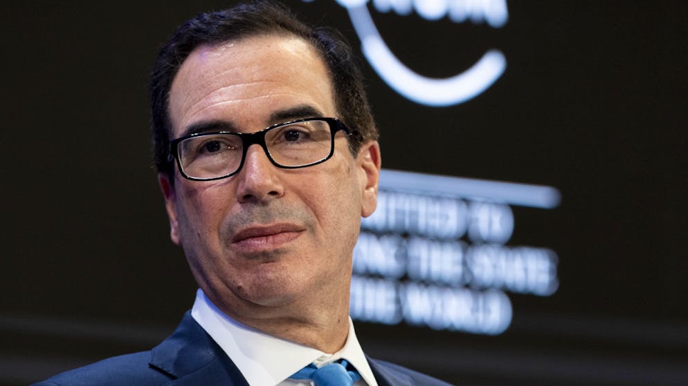 Il segretario al Tesoro americano, Steven Mnuchin, ha preso posizione sul coronavirus (foto d'archivio)