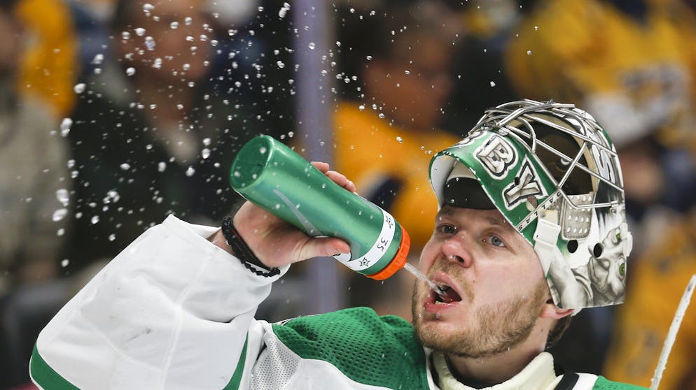 Sportbilder des Tages. Wasserspiele in der NHL.