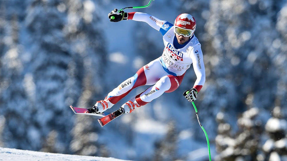 Sportbilder des Tages. Janka rast in der letzten Abfahrt der Saison aufs Podest. In Kvitjell verdrängt er den Sieger der Kristallkugel in dieser Disziplin, Beat Feuz, vom Podest und wird Dritter.