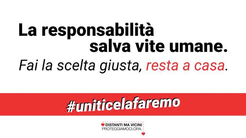 Il nuovo slogan, accompagnato dal colore rosso