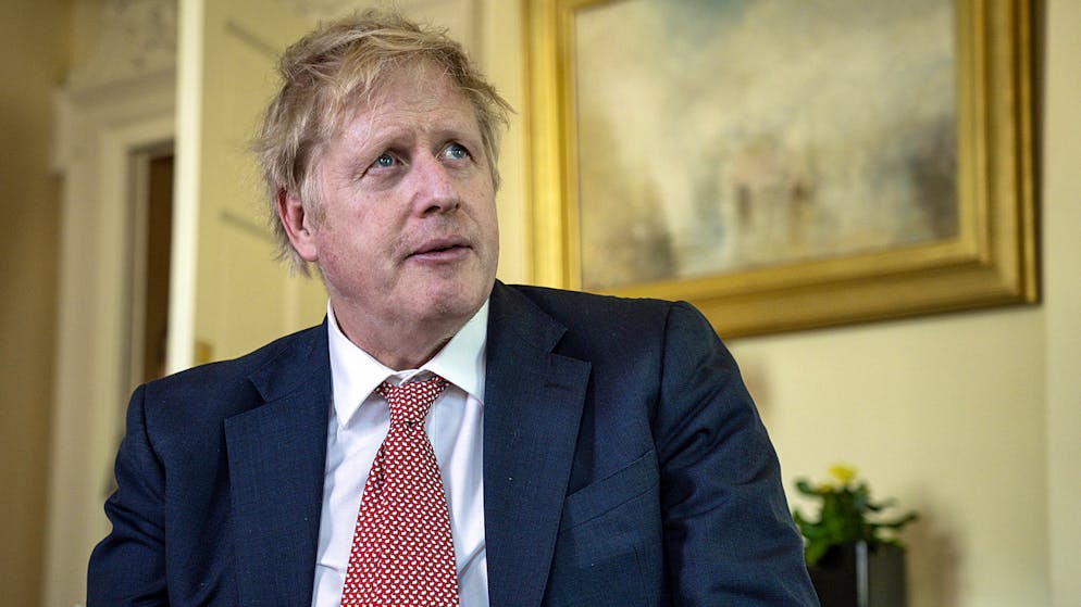 Boris Johnson richtete am Ostersonntag eine Videobotschaft an die Briten.
