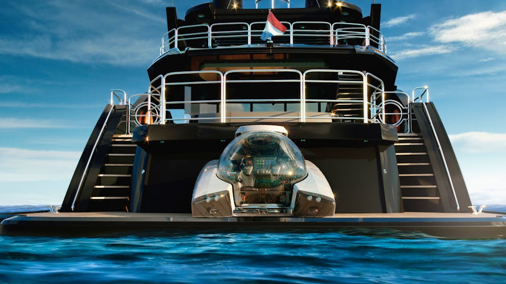 Dieses U-Boot passt in jede Garage. Für Yachtbesitzer ganz praktisch: Die Nemo passt natürlich auch in die Bootsgarage.