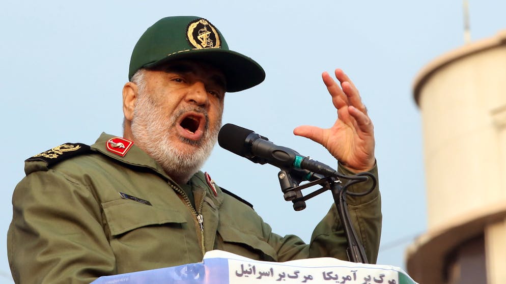 General Hussein Salami, Anführer der iranischen Revolutionsgarden.