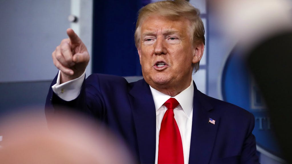 Coronakrise. Trump beleidigt Journalisten bei Pressekonferenz