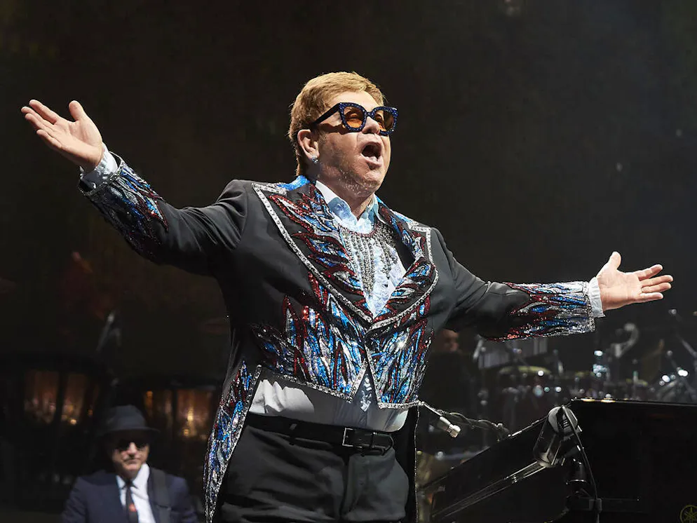 Sir Elton John performs live on stage at WiZink Center in Madrid, Spain, as part of his 'Farewell Yellow Brick Road' tour.

Featuring: Elton John
Where: Madrid, Community of Madrid, Spain
When: 26 Jun 2019
Credit: Sean Thorton/WENN.com

**Not available for publication in Spain, France**