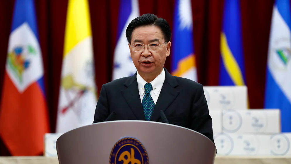 Il ministro degli esteri di Taiwan Joseph Wu.