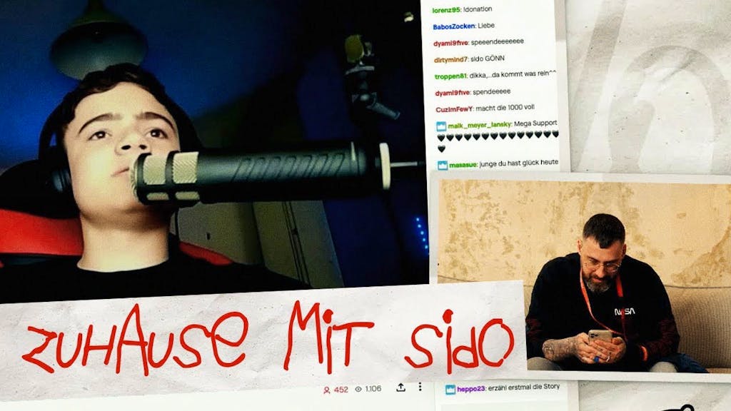 Plötzlich berühmt. Sido lässt Zürcher Streamer aus allen Wolken fallen