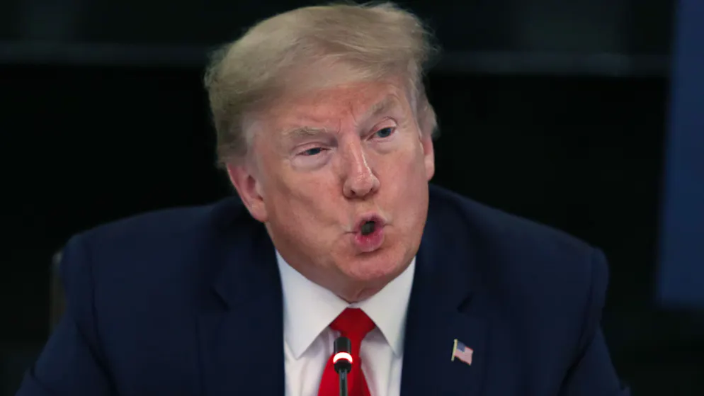 Il presidente degli Stati Uniti Donald Trump