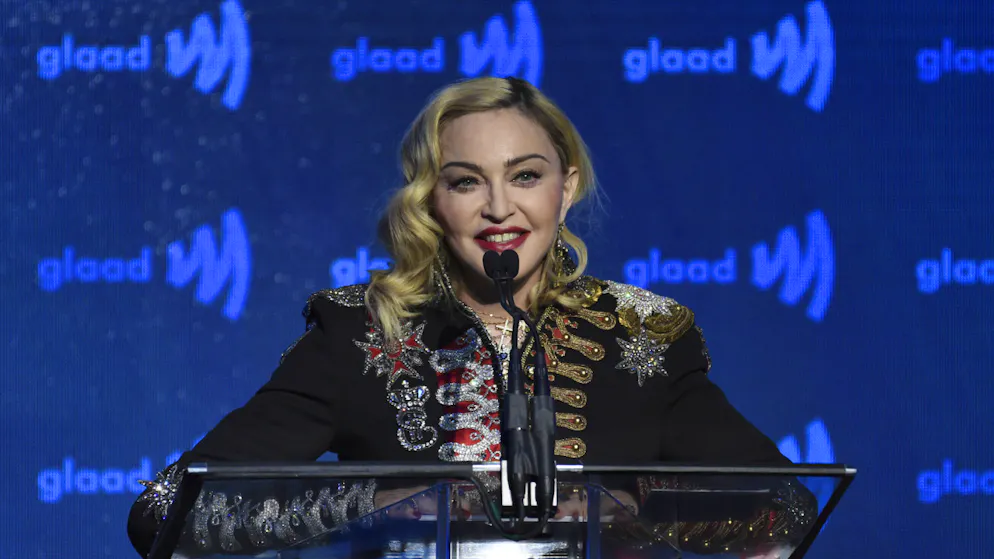 Madonna in una foto dello scorso anno.