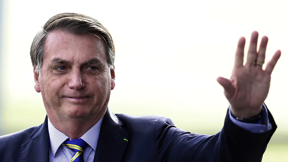 Il presidente brasiliano Jair Bolsonaro.